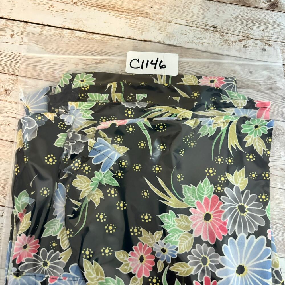 VTG 90s Skirt Sz 14 Cottagecore Feminine Girlcore Floral Modest Midi Ruffle Hem - Picture 10 of 10
